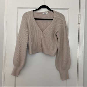 Glassons Cropped Beige Sweater